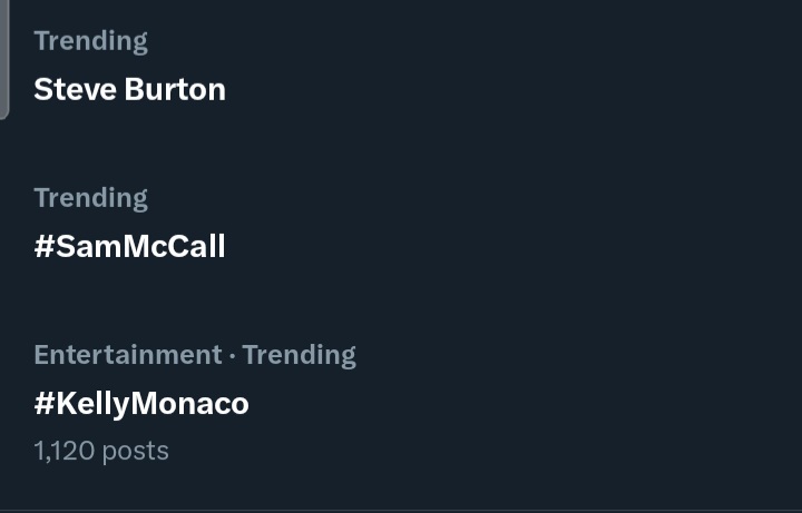ReuniteJaSam's tweet photo. #KellyMonaco; trending with #IStandWithKelly, #SteveBurton, #SamMcCall, & #JasonAndSam are also trending ππππβ€οΈβ€οΈ #JaSam https://t.co/598Rqc89uc