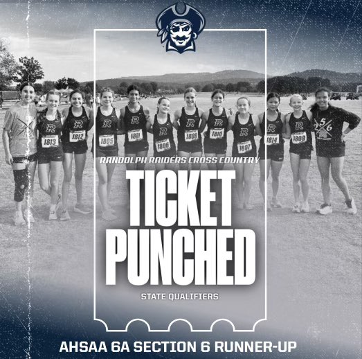 RRaidersCC's tweet photo. 🚨Results Alert🚨
“AHSAA 6A Section 6”
 
Girls Finish Section 6 Runner-Up! 
 
🧑🏻‍💻 https://t.co/PYcPcfqrGk
 
A Ragsdale 
20:56 4th Pl
*All Section Team

M Walker 
21:32 7th Pl
*All Section Team

L Zhang 18th; M Shah 19th; M Tidwell 27th
@RRaidersAthl https://t.co/PO8IqCg4NI