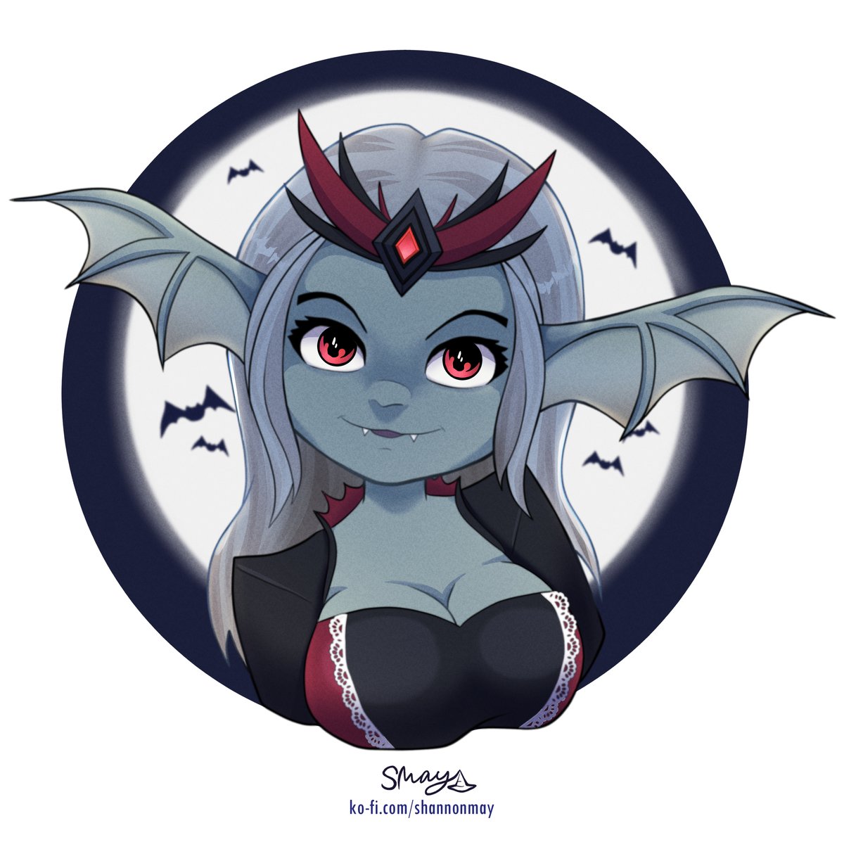 A Gobpire queen for halloween 🦇 #Gobtober