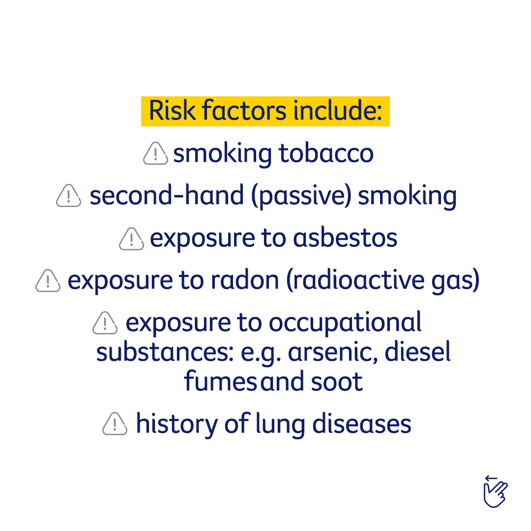 CancerCouncilOz's tweet photo. In Australia, about 90% of lung cancer cases in males and 65% in females are estimated to be a result of tobacco smoking. There are many ways you can reduce your risk - find out more about risks and prevention here https://t.co/wWoYfMKuqZ #lungcancerawarenessmonth https://t.co/GUsFJwXcsS