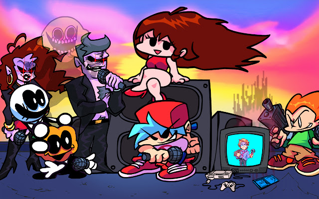 ToonHive's tweet photo. 4 years ago today, ‘Friday Night Funkin’ released on NewGrounds. https://t.co/fcd3a7o2qO
