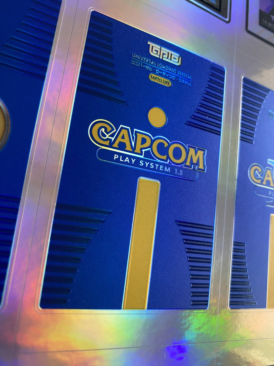 ArielAces's tweet image. The core backs / master cards for the #TapTo  #Holo3DFX #CapcomCPS sets came out amazing! Now I can have these on one side, with the game art/flyers on the other side. #MiSTerFPGA #MiSTer