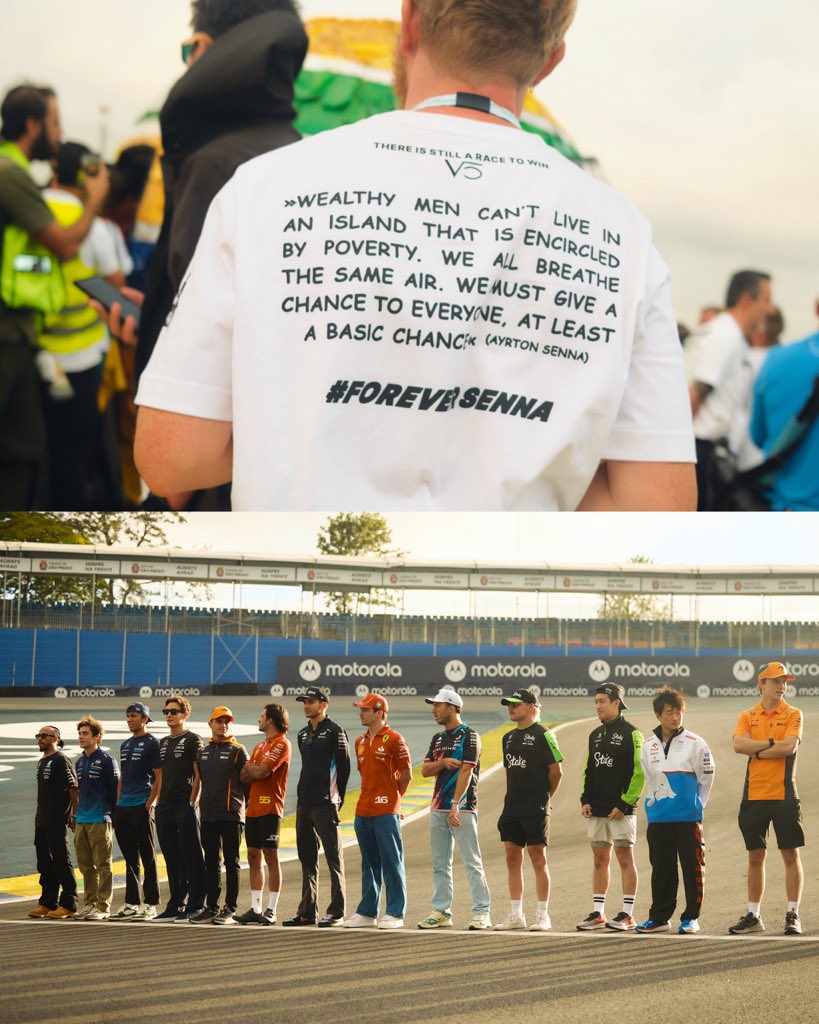 A driver to remember at his home circuit. 🧡

#BrazilGP 🇧🇷 #SennaSempre