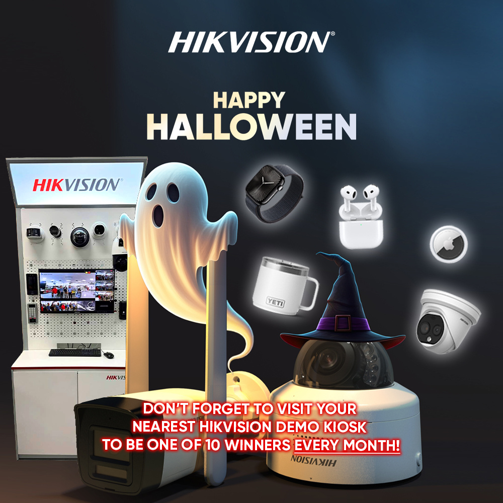 HikvisionUSAinc's tweet image. TRICK OR TREAT! Visit a local Hikvision Demo Kiosk to SCARE UP monthly prizes! Try our products, scan the code, and take a weekly quiz. Be one of 10 winners each month! Click to find your nearest store. Terms and conditions apply. hubs.li/Q02WyR0w0 #TechDemos #MonthlyPrizes