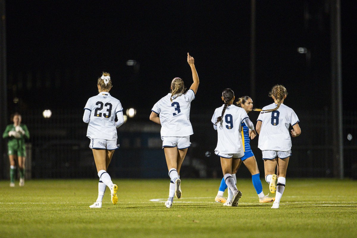 NDSoccer's tweet photo. An @IzzyEngle brace powers the Irish, 3-2, past Pitt.

ND is now ACC Tournament bound. 

#GoIrish ☘️ https://t.co/Pw9qaJJzu7