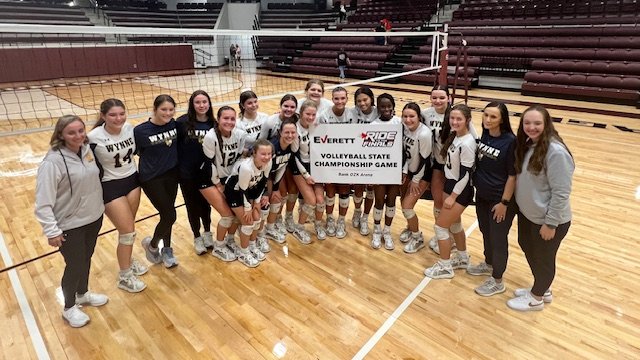 ArkActAssn's tweet image. Congratulations to Wynne and Brookland as they have reached the 4A State Volleyball Finals!

They'll meet in prime time on Saturday night, 7pm, in Hot Springs to wrap up the season in the state.
🎟️ gofan.co/app/school/AAA