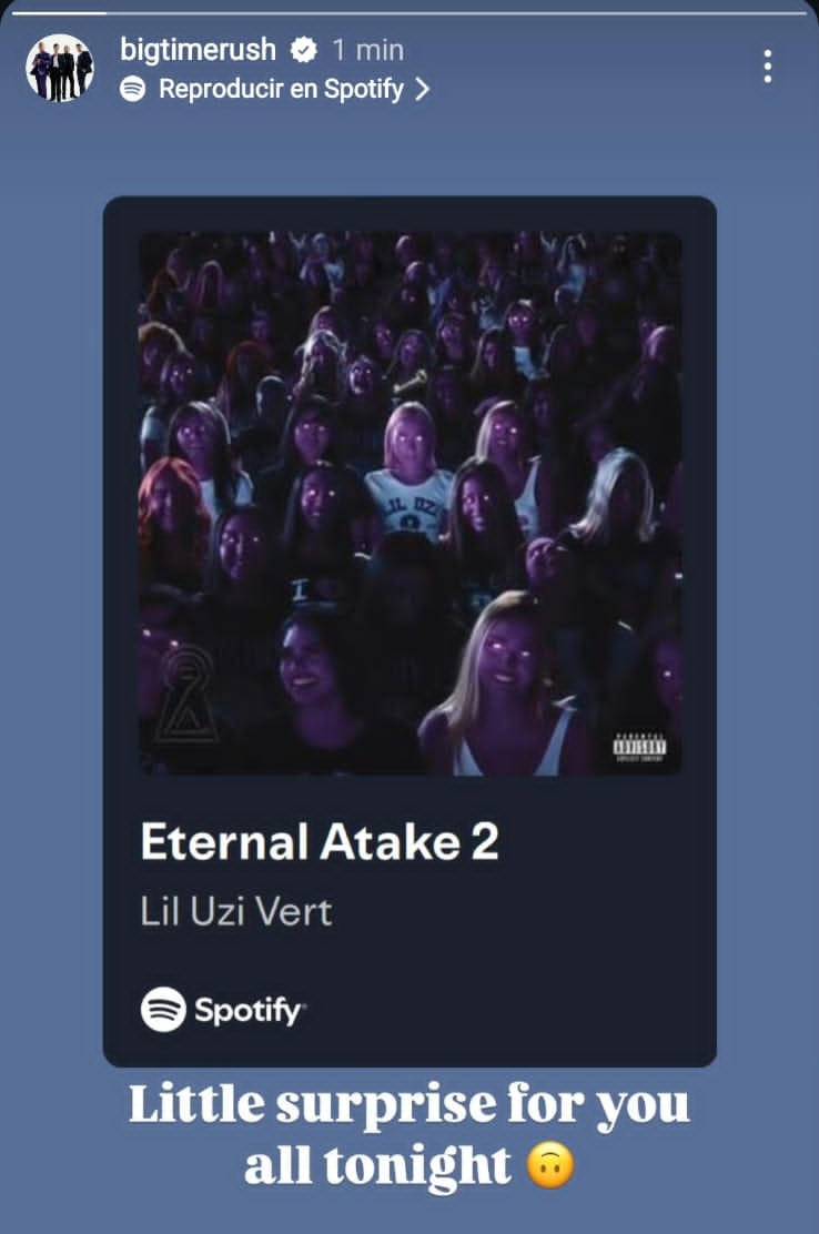 BTRargento's tweet image. Noticia de Última hora 🚨

¡@bigtimerush y @LILUZIVERT unen fuerzas en "The Rush" que será parte del álbum Eternal Atake 2! 🌌🎶 ¡Disponible esta noche! #TheRush #EternalAtake2