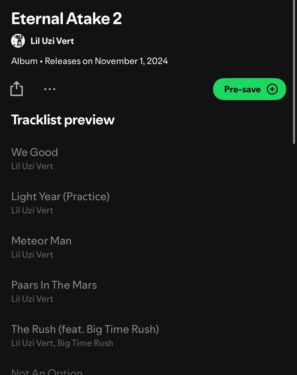 BTRargento's tweet image. Noticia de Última hora 🚨

¡@bigtimerush y @LILUZIVERT unen fuerzas en "The Rush" que será parte del álbum Eternal Atake 2! 🌌🎶 ¡Disponible esta noche! #TheRush #EternalAtake2