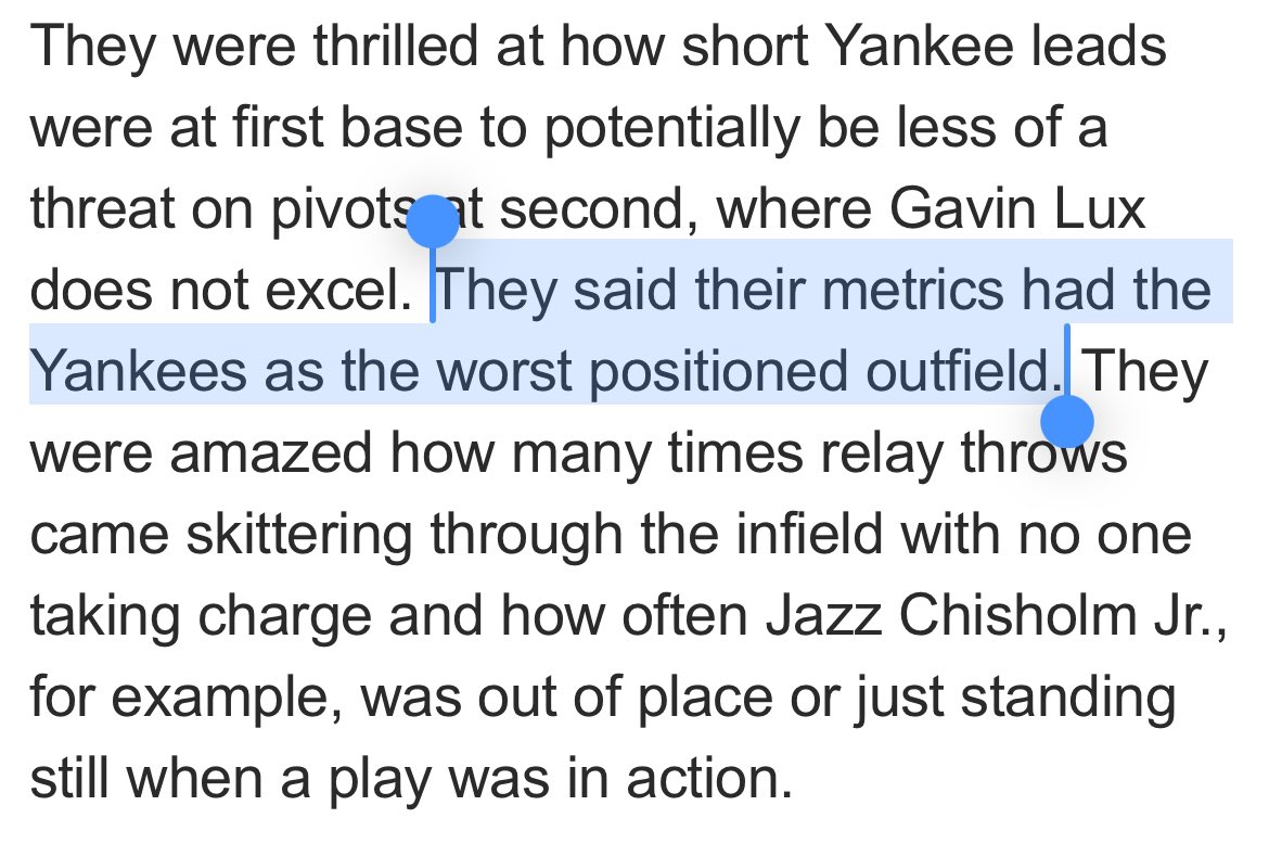Jomboy_'s tweet image. Oh my god this is just a gut wrenching and so satisfying read.

Dodgers had the same scouting report as any fan that watched every game! 

All the dodgers had to do to scout the Yankees was listen to me ranting and pulling my hair out all season. Worst outfield shifting team,…
