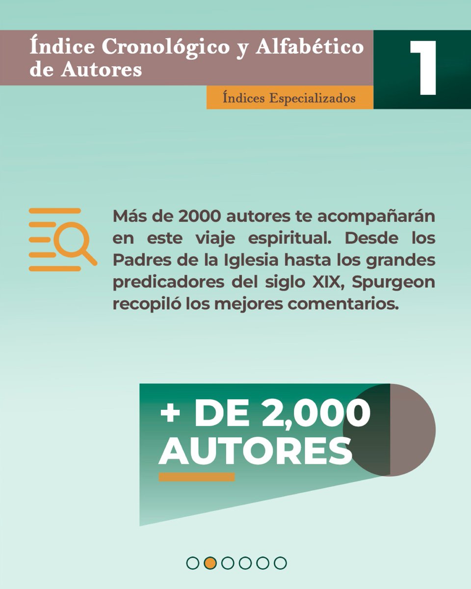 LibreriaBautist's tweet photo. 4 Gemas Esenciales de El Tesoro de David 📚 Descubre el valor de los índices de esta obra monumental de CH Spurgeon: cada uno es una puerta a la profundidad de los Salmos.

💎 Índice Cronológico y Alfabético de Autores
💎 Índice de Personajes Históricos y Mitológicos https://t.co/RrVEY2D0cw