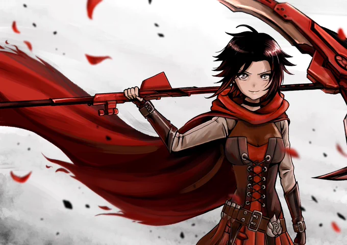 #RWBY
ルビーローズはカッコいいし
可愛いから描くのが楽しい!! 