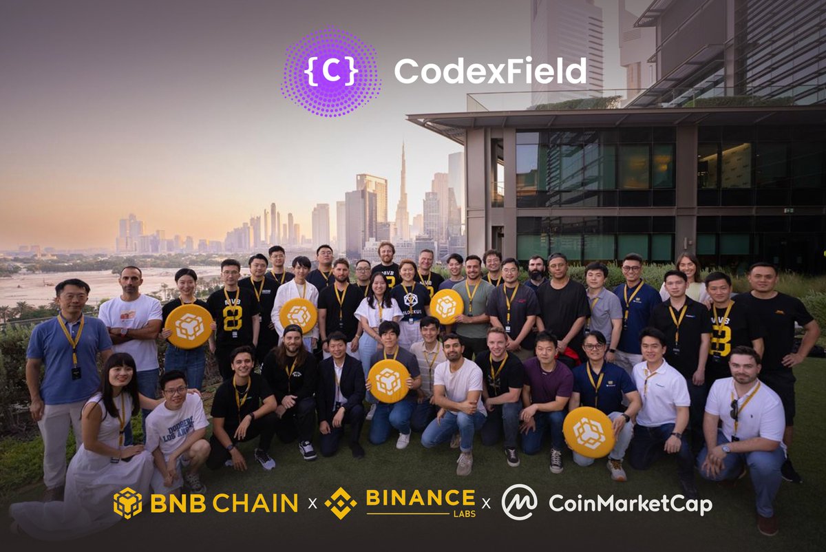 CodexField's tweet image. Day 2 of #InsideMVB💛in Dubai, UAE🇦🇪

Great time of building and brainstroming with all of the trending #MVB8 web3 projects.🫡

#BinanceBlockchainWeek