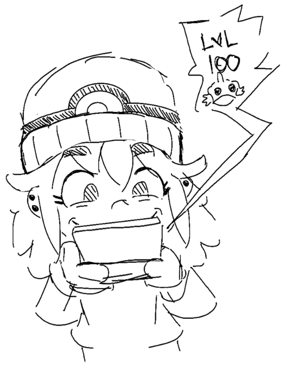 CyndaxError's tweet photo. Day 30 #sketchtober IRL Pokemon fan. https://t.co/MPLtdESb2V
