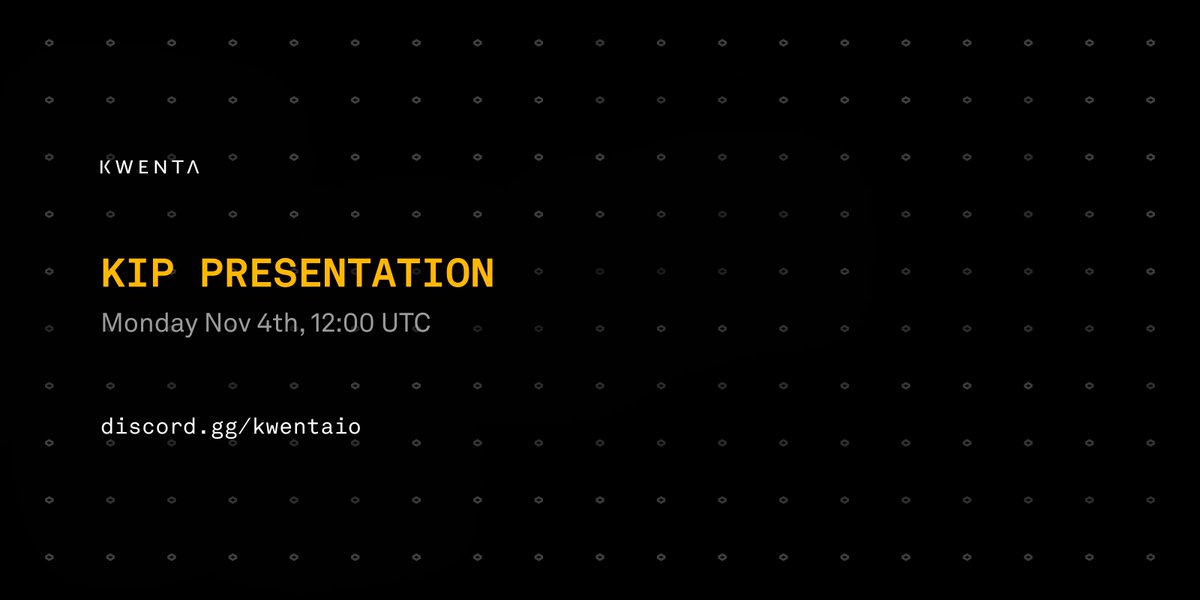 SNX_Exchange's tweet photo. It's governance time 🏛️

Join us Monday for a crucial discussion of KIP-138: The proposed acquisition of Kwenta by @synthetix 

📅 Monday @ 11:00 UTC
📍 Discord: https://t.co/QrICC9SC3u

We encourage all community members to share their thoughts on this significant proposal https://t.co/f2IL1hCRcD
