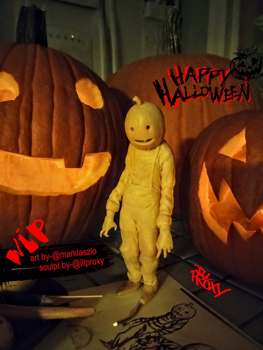 illproxy's tweet image. Happy Halloween !! Sculpt inspired by the art of @marklaszlo666 

#halloween #madebyhand #sculpture #sculpt #art #design #illproxy