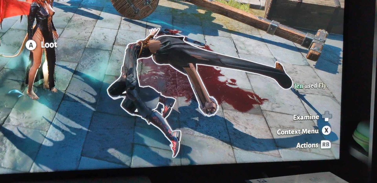 burty1497's tweet photo. @larianstudios @baldursgate3 So Gortash wouldn't die due to a bug with him constantly regenerating...so I threw him off the roof of his tower.. https://t.co/DrVo4I1NWe