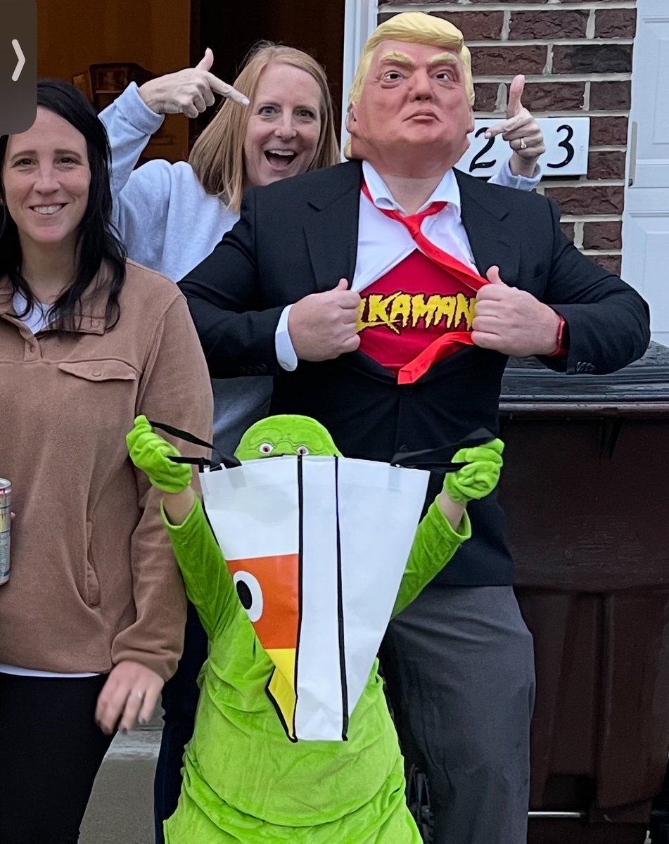 Make Halloween great again 🎃

<a href="/HulkHogan/">Hulk Hogan</a> 
<a href="/DonaldJTrumpJr/">Donald Trump Jr.</a> 
<a href="/realDonaldTrump/">Donald J. Trump</a>