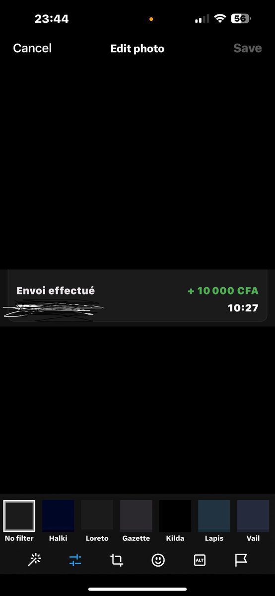 Ak 25000 en Novembre 2023 
2000 fr en especes vers 2024
10 000 OM le 31 octobre 2024

Il reste 53000 fr 

Mon argent juste par principe douma bayi

Désactiver ton compte x  c est petit. 
Et me bloquer avec l autre 

Je vois tes appels, parle avec mon Wave ou OM 
Foumou yame nekh