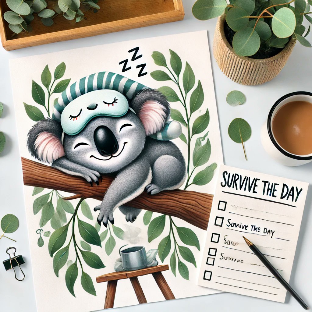 climbinner's tweet photo. How to Boost Your Productivity Using the Life Lessons of Lazy Koalas https://t.co/YO40IK3slS 
#Productivity #SelfImprovement #Humor #LifeHacks #Motivation #LazyButProductive #KoalaMethod #InnerClimb #DarkHumor #PersonalGrowth https://t.co/itq3xzRmch