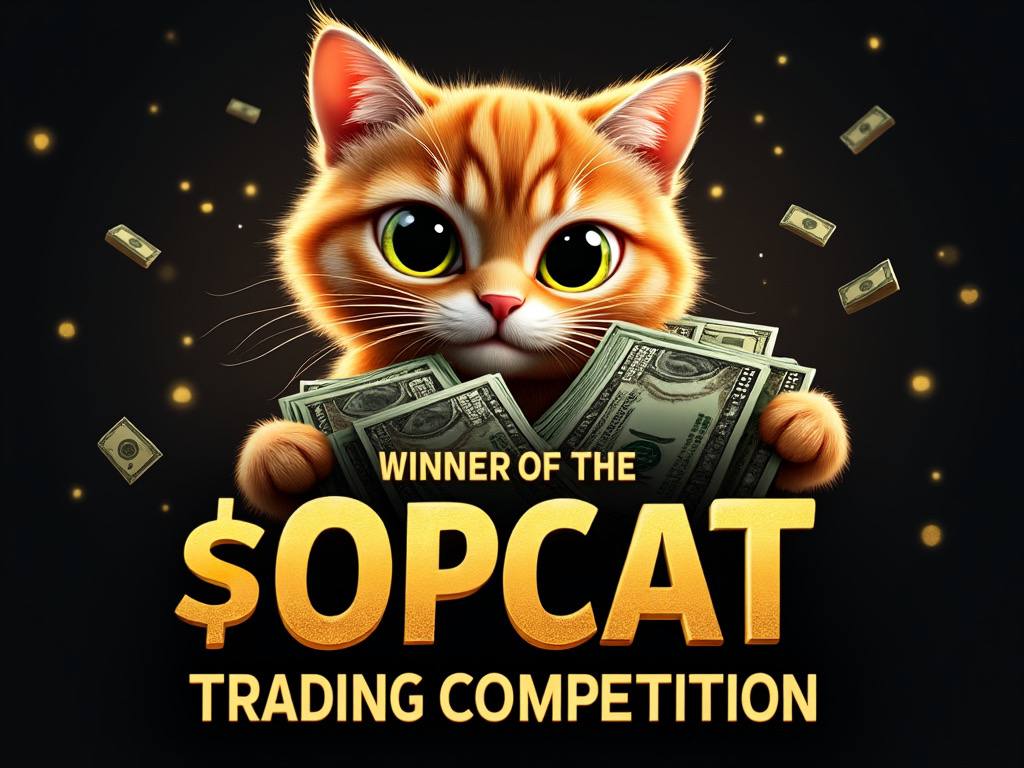 Huge congrats to our OPCAT Sniper Competition winner!

Your trading strategy was impeccable and you have won the $2,500 for the first ever $OPCAT Trading competition! 🏆

But hold on, OPCATS! We're just getting started!

We've got 3 more competitions lined up with prize pools of