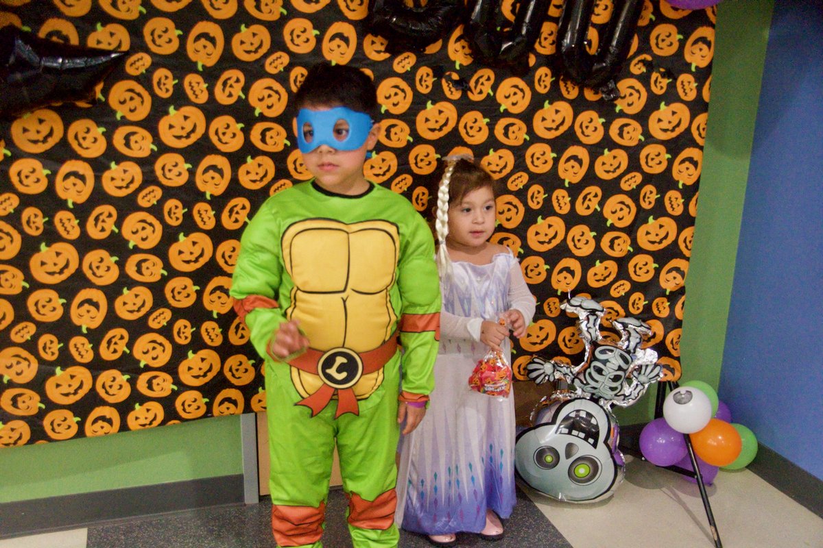 Our Learning Centers are safe places for children, but for Halloween, things can get a little scary! On Wednesday night, children and some parents got costumed up to celebrate the holiday with treats and fun activities.