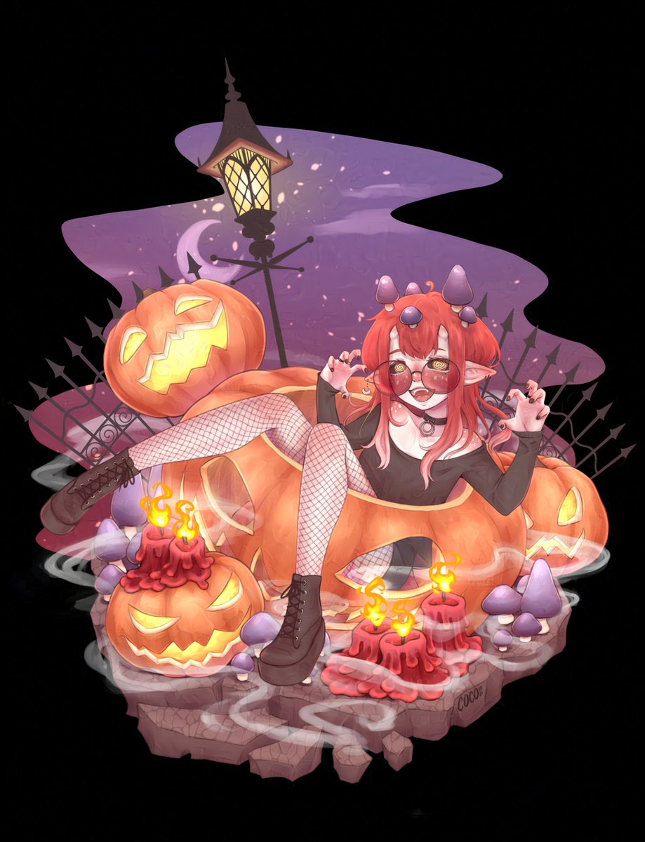 happy samhain 🎃✨

[ #mushmoonart - #halloween ]