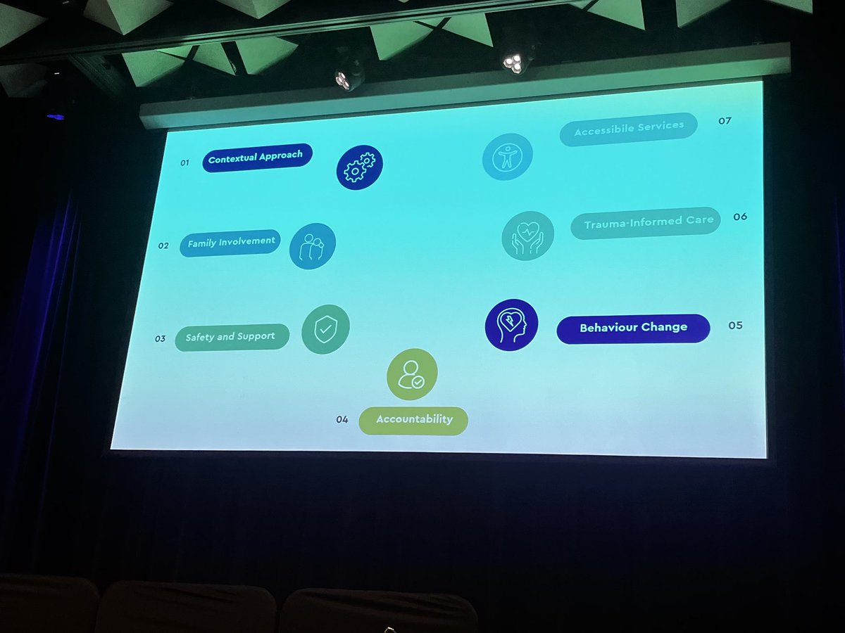 What are the principles that underpin engagement with young people engaging in harmful sexual behaviour? Kids First brought together research, sector guidance and client voice feedback #csacon24