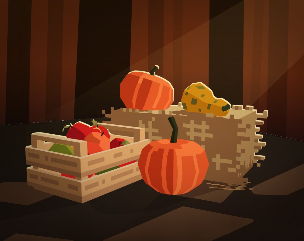 Day 31: Fall
#blockbenchtober #blockbench #lowpoly