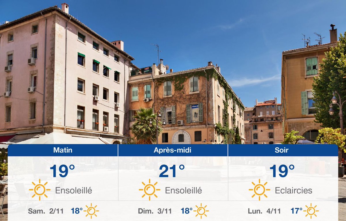 Météo Marseille: prévisions du vendredi 1 novembre 2024 dlvr.it/TFxLw6