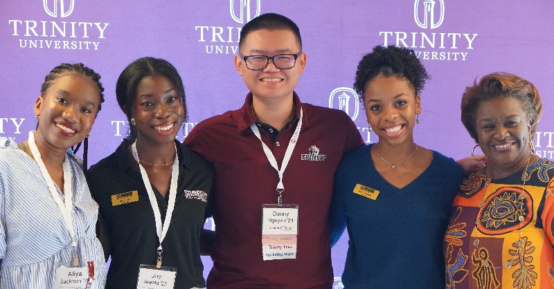TrinityUAlumni's tweet photo. The inaugural Multicultural Brunch brought together Trinity alumni and students for a meaningful exchange of experiences and insights. Hosted by Vice President Brandi P. Jones, attendees enjoyed a lively gathering of music, food, and community. #TUAlumniWeekend