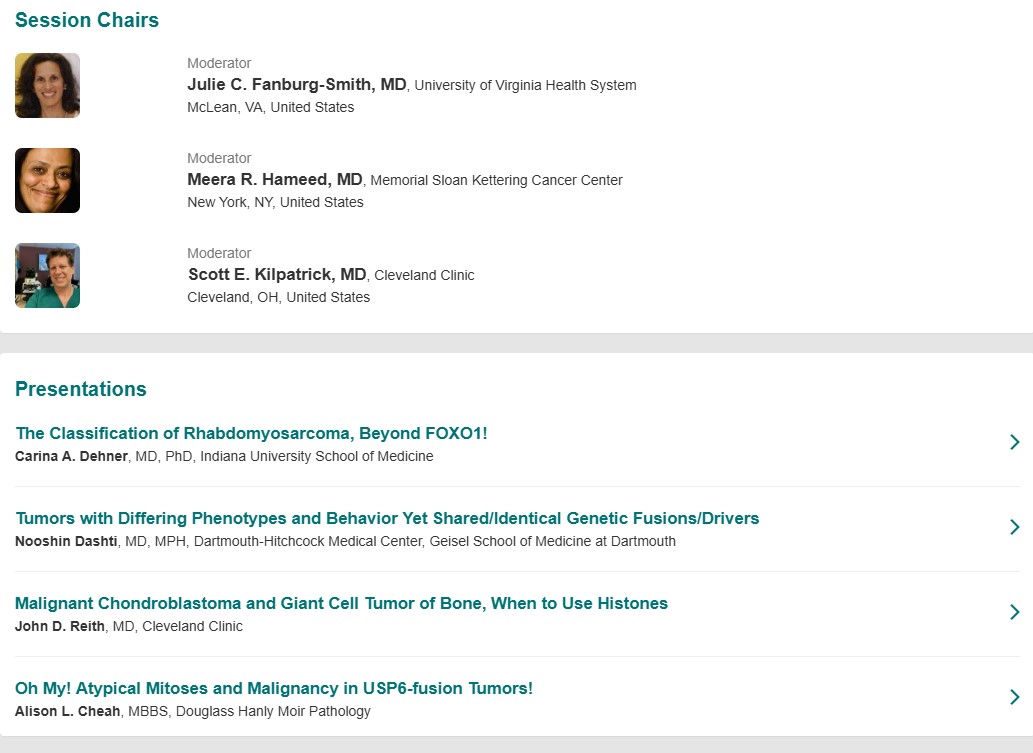 International Soc of Bone & Soft Tissue Pathology (@isbstp) on Twitter photo <a href="/Nooshin_Dashti/">Nooshin Dashti MD</a> (Dartmouth), John Reith (Cleveland Clinic), and Alison Cheah (Douglass Hanly Moir). Moderators will be Drs. Julie Fanburg-Smith, <a href="/ScottBikeethan/">Scott Kilpatrick, MD</a>, and Meera Hameed. #BSTpath <a href="/TheUSCAP/">USCAP</a> <a href="/Human_Pathology/">Human Pathology</a> <a href="/ModernPathology/">Modern Pathology</a> <a href="/Nooshin_Dashti/">Nooshin Dashti MD</a> (Dartmouth), John Reith (Cleveland Clinic), and Alison Cheah (Douglass Hanly Moir). Moderators will be Drs. Julie Fanburg-Smith, <a href="/ScottBikeethan/">Scott Kilpatrick, MD</a>, and Meera Hameed. #BSTpath <a href="/TheUSCAP/">USCAP</a> <a href="/Human_Pathology/">Human Pathology</a> <a href="/ModernPathology/">Modern Pathology</a>