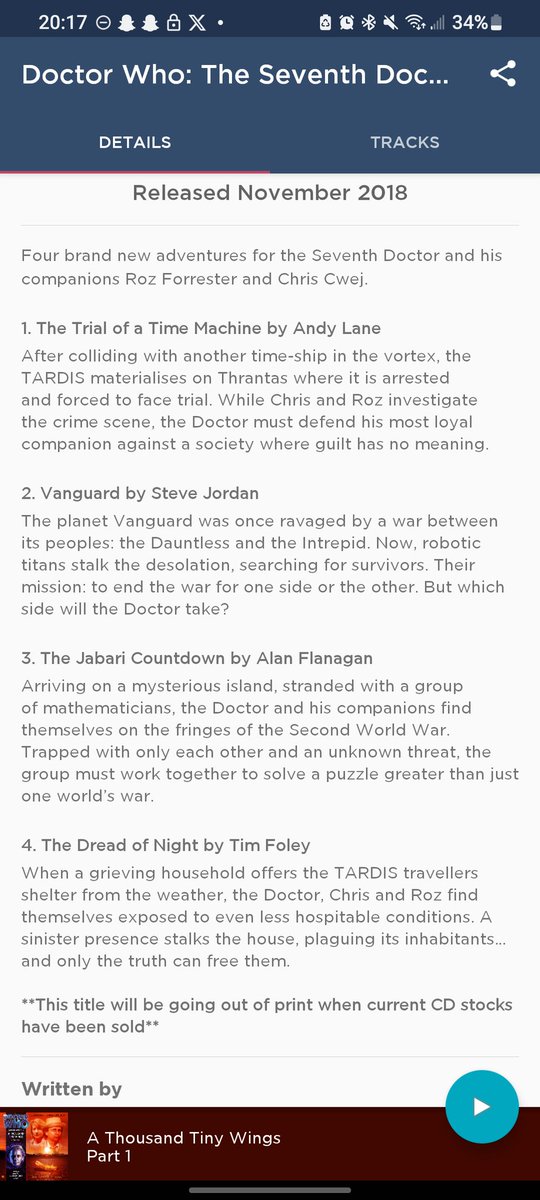 TheMetalWhovian's tweet image. From this excellent boxset, which is your favorite? Mine is "The Dread of Night" by Tim Foley. #DoctorWho #7thDoctor