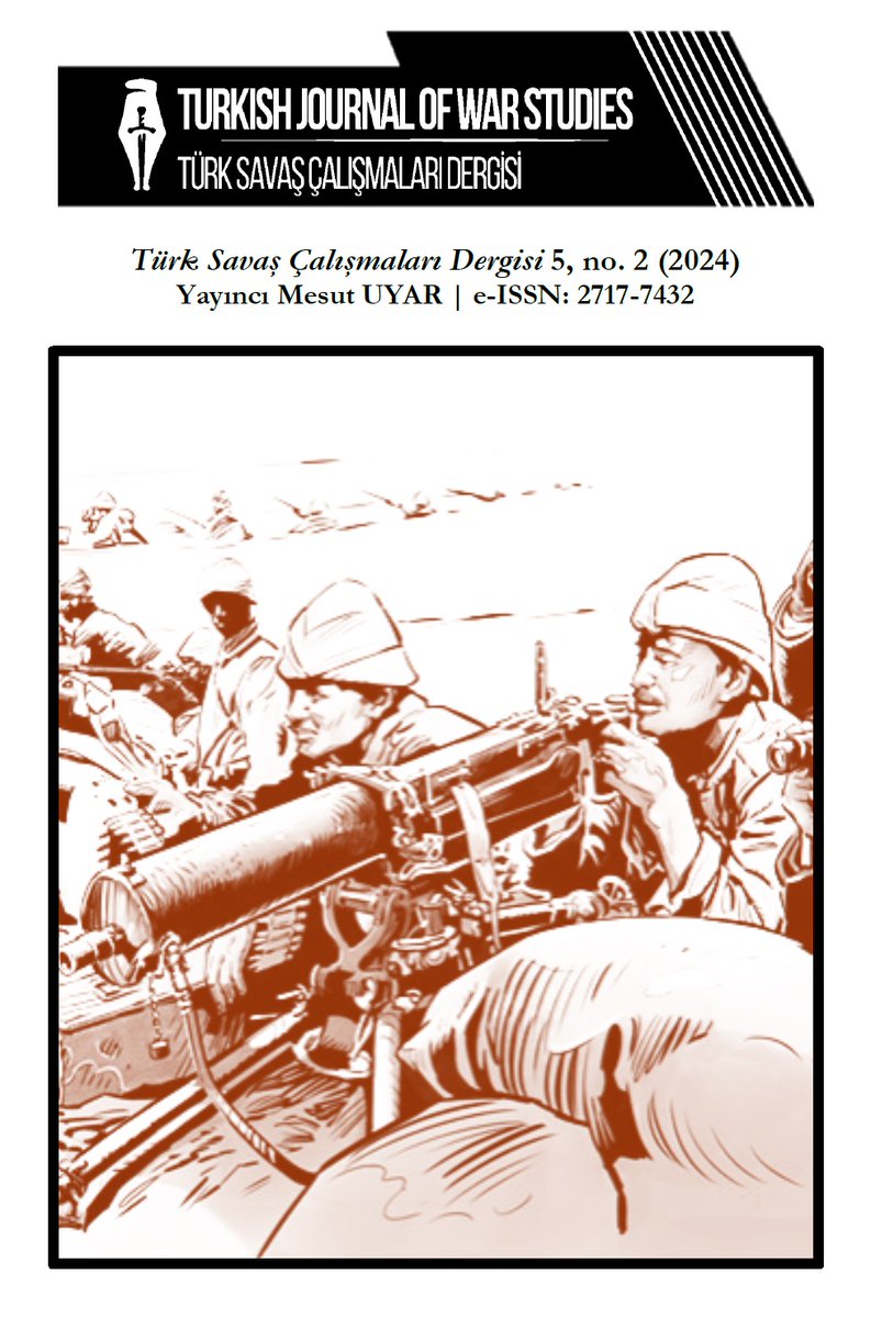 mesut uyar 🇹🇷🇦🇺🎖 (@mesutuyar10) on Twitter photo Türk Savaş Çalışmaları Dergisi (Turkish Journal of War Studies)nin yeni sayısı çıktı. Editör <a href="/eozdemir2002/">Emrah Özdemir</a> ve <a href="/mefaba/">Fatih Baş</a> ve yazarlarımıza teşekkürler
Makaleleri aşağıdaki linkten indirip okuyabilirsiniz.
dergipark.org.tr/tr/pub/tws/iss… Türk Savaş Çalışmaları Dergisi (Turkish Journal of War Studies)nin yeni sayısı çıktı. Editör <a href="/eozdemir2002/">Emrah Özdemir</a> ve <a href="/mefaba/">Fatih Baş</a> ve yazarlarımıza teşekkürler
Makaleleri aşağıdaki linkten indirip okuyabilirsiniz.
dergipark.org.tr/tr/pub/tws/iss…