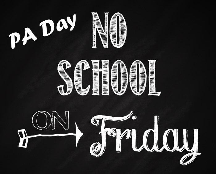 Reminder that there are no classes tomorrow for students.  Enjoy the long weekend!