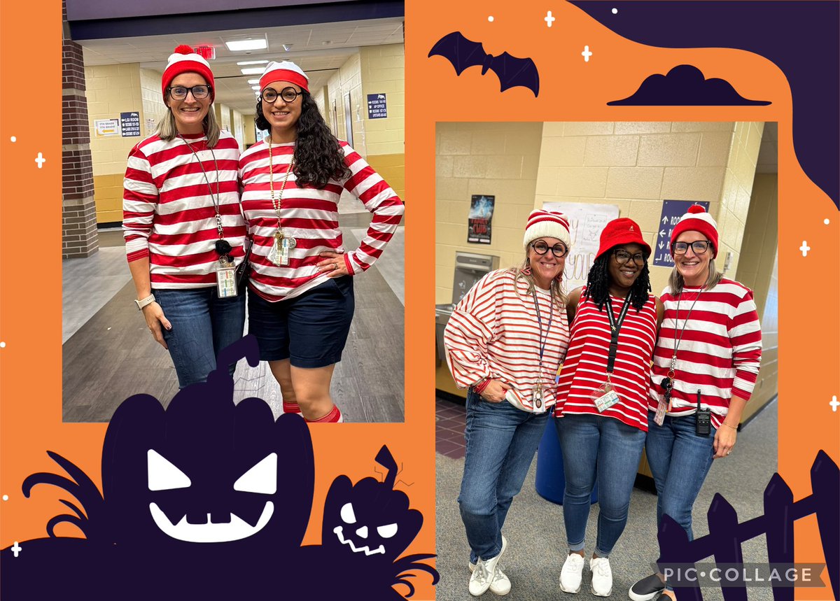 Red Ribbon Week closed out with dressing up for Halloween. Our 6th graders kept finding Waldo on the second floor! ❤️🤍<a href="/MRJHMavs/">Morton Ranch JH</a>