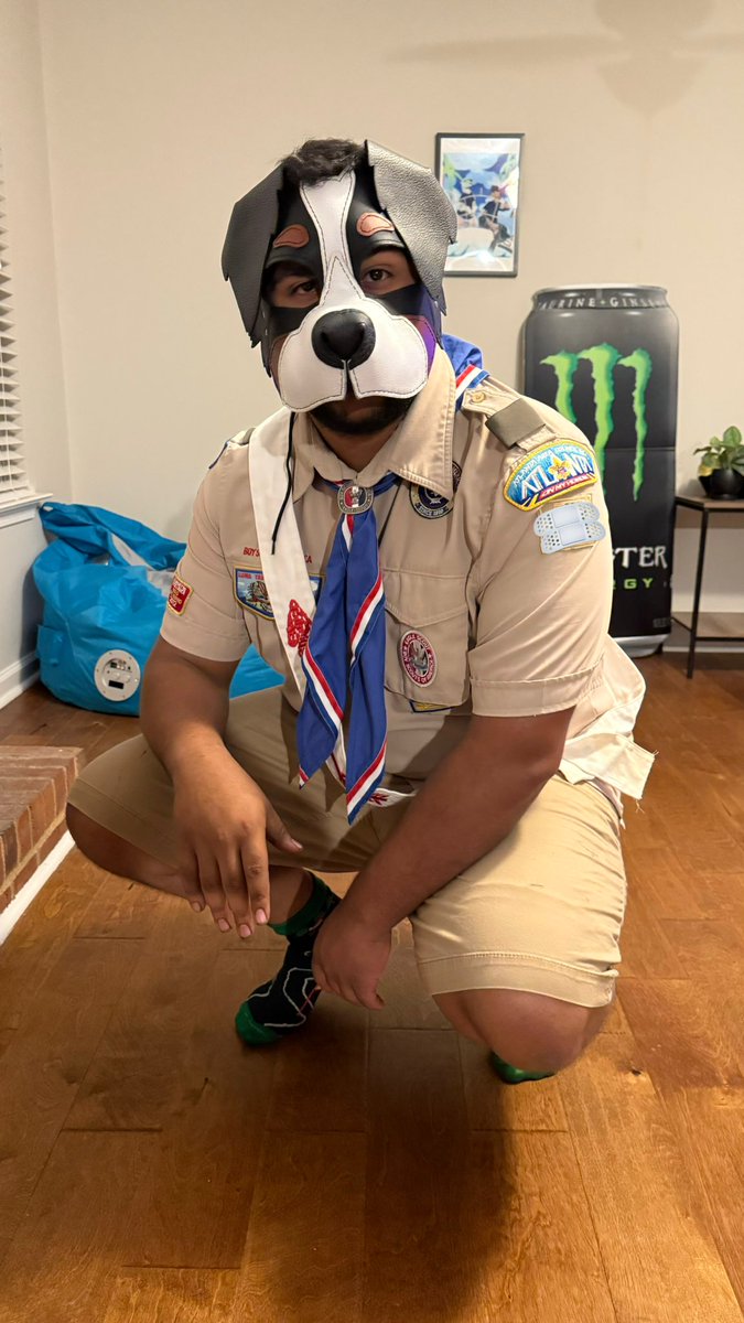 Good afternoon, my name is Frosty and i am a Wilderness Explorer in Tribe 54, Sweat lodge 12. Are you in need of any assistance today?

Did you know this pups an Eagle Scout?~