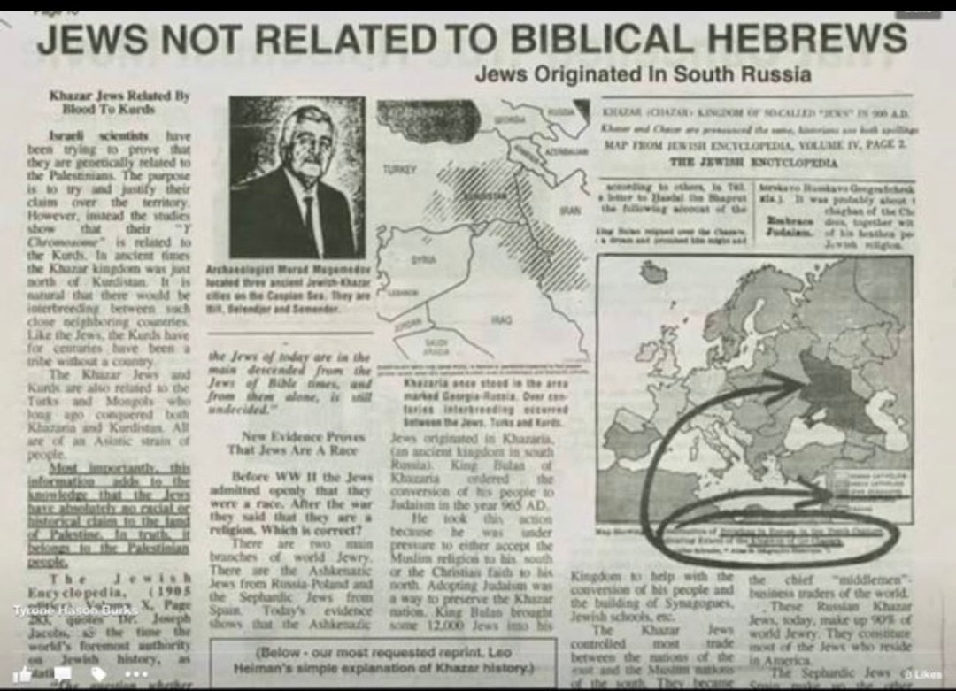 CindyJordan01's tweet photo. @fireandiceforme @m7mdkurd Any kind of tribe can call themselves a "religion" you know —we know the difference between actual Semitic Hebraic Jews and Eurasian Ashkenazis who now claim to be entitled by God Himself to mass murder whoever they want to get some real estate he "promised" them #MentalCases https://t.co/A3xG19LcVJ