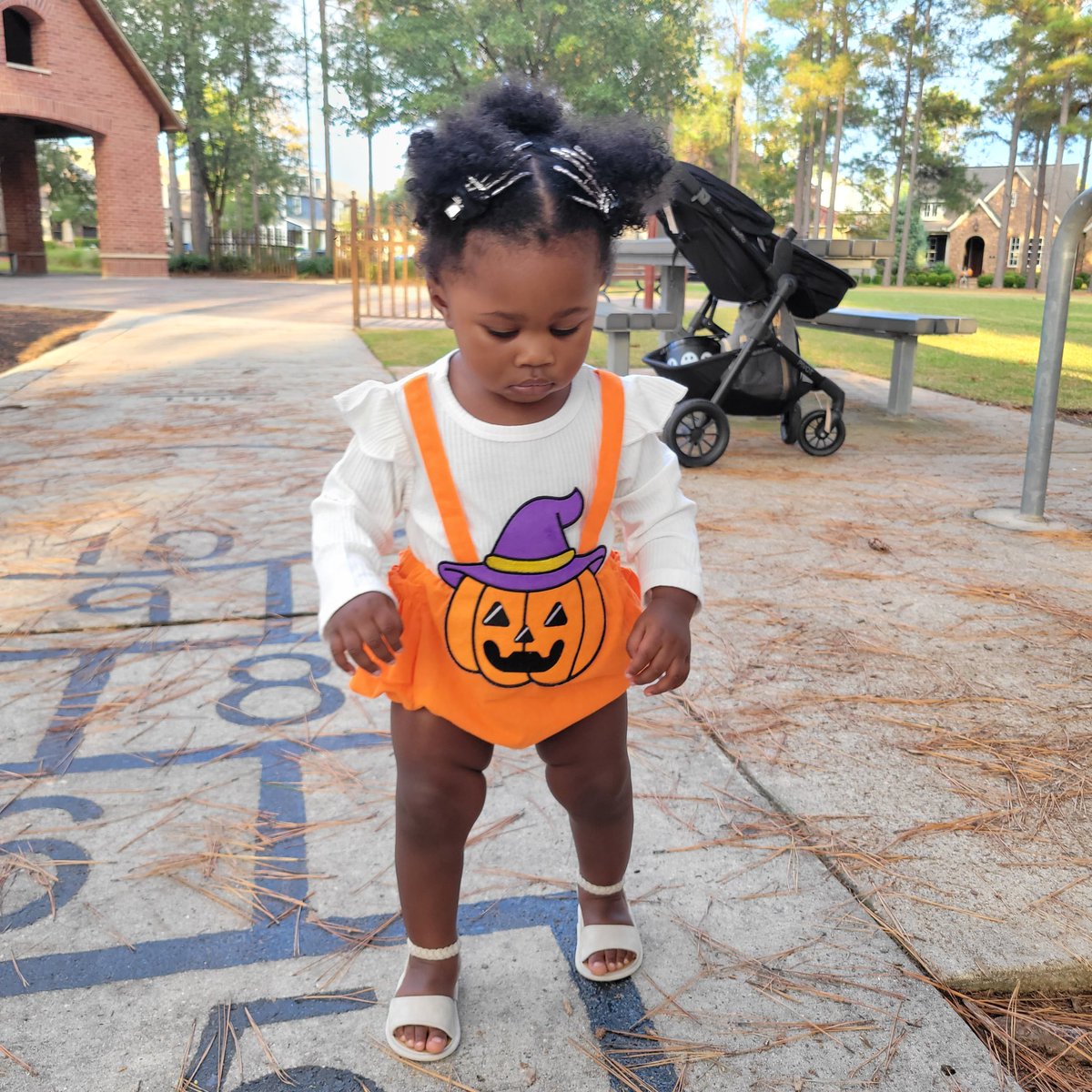 My lil pumpkin. Happy Halloween.