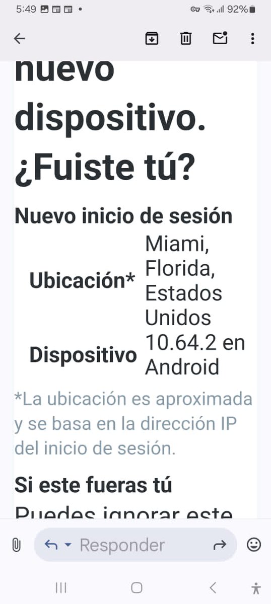 alejogorat's tweet photo. Esto aparece en la cuenta de mi hermana, y su cuenta es de Venezuela.
Cómo remediar ese entuerto? Pues, X la ha bloqueado, probablemente por mal uso de quien utiliza su cuenta desde Miami https://t.co/UntMrfaNe1