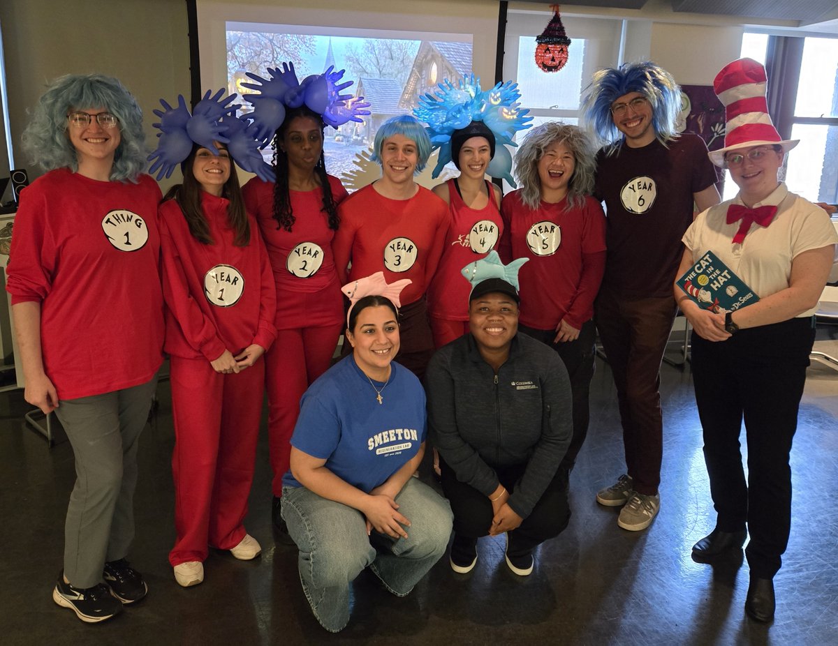 Smeetonlab (@smeetonlab) on Twitter photo Happy Halloween from the Smeeton lab! <a href="/CSCIColumbia/">Columbia Stem Cell Initiative (CSCI)</a> costume contest winners for 2024. "You will like these few things", said the Cat in the Hat... Happy Halloween from the Smeeton lab! <a href="/CSCIColumbia/">Columbia Stem Cell Initiative (CSCI)</a> costume contest winners for 2024. "You will like these few things", said the Cat in the Hat...