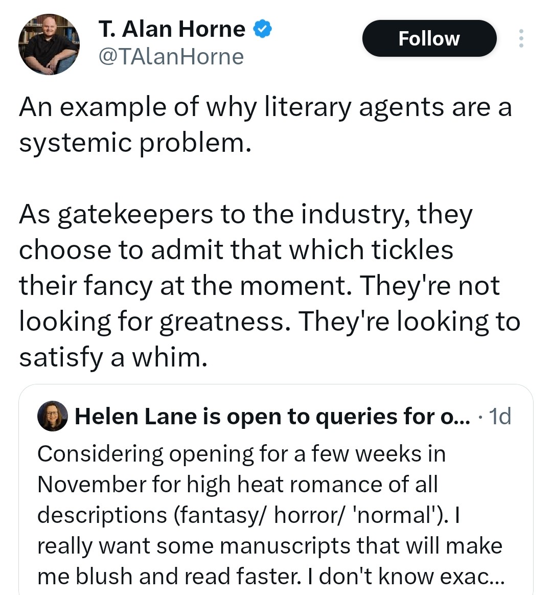 HAHAHAHAHA! 😂 I mean, yeah. That's why there's not just one of us. 🤓