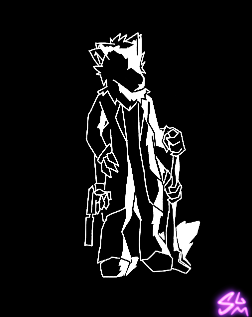 TheMerpingSerg's tweet image. Halloween is always my favorite time of the year.
Prowling, scaring, what's not to love? 

I made something a bit different, one of my characters splatter in a inspired artstyle. It may not be bubbling guts and melting flesh but im still proud of it!