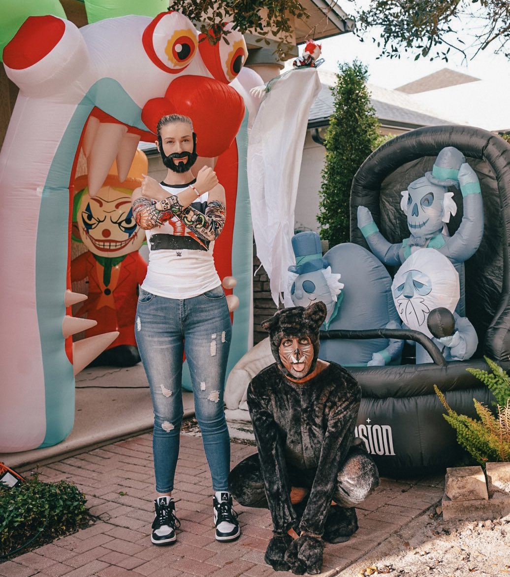 Happy Halloween from CM Punk and Larry 🎃❌🐶