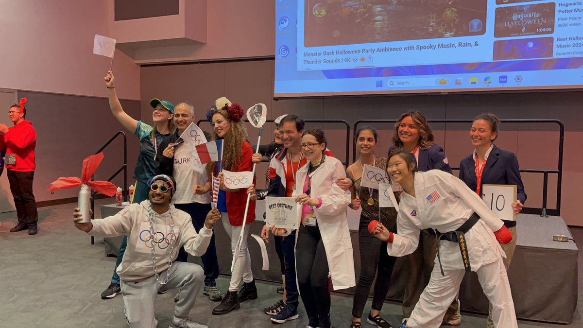 Happy Halloween 🎃from the <a href="/SheynLab/">Sheyn Lab</a> representatives to the Olympic games at the <a href="/CSRegenMedicine/">Regenerative Medicine Institute at Cedars-Sinai</a>. When we play, we win 🥇 (second year in a row).