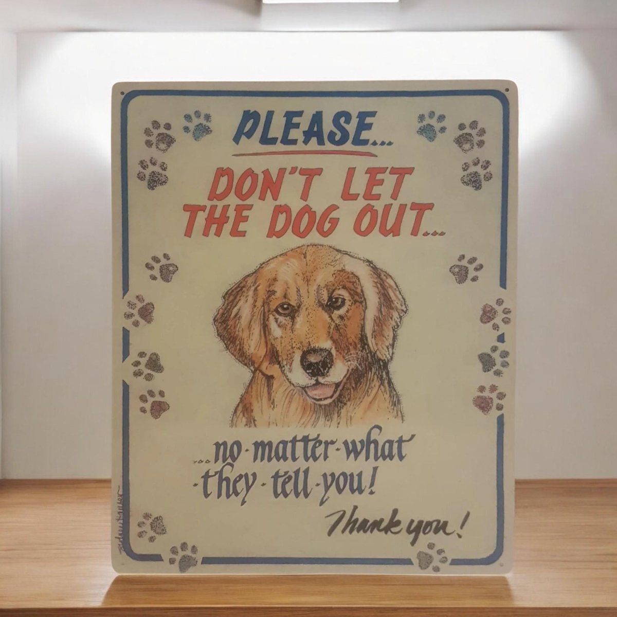arlissbryant's tweet image. Really Cute Tin Dog Sign tuppu.net/bd2a2b12 #Etsy #kitchenconnection #CatSign