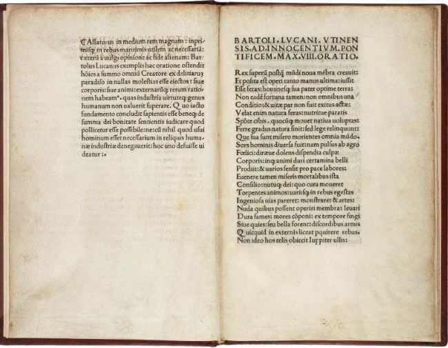 Only copy printed on vellum, 1485. konstantinopel.nl