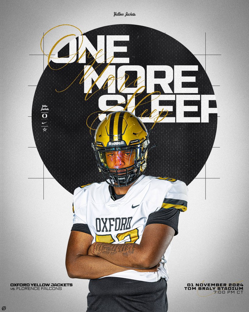 Yellow Jackets. Falcons. One More Sleep⏳