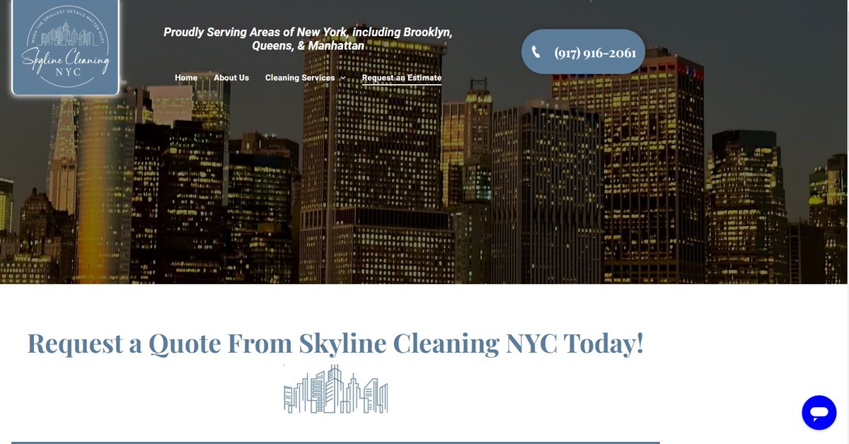 MeredithSchnee1's tweet photo. 🎉 Exciting News, NYC! 🎉 We're thrilled to unveil the brand new website for our client, Skyline Cleaning NYC! 🏙️✨ Now it's easier than ever to book your residential cleaning services and experience the sparkle in your home. 🌟 Whether you need a one-time deep clean or ongoin... https://t.co/9iDux02t84
