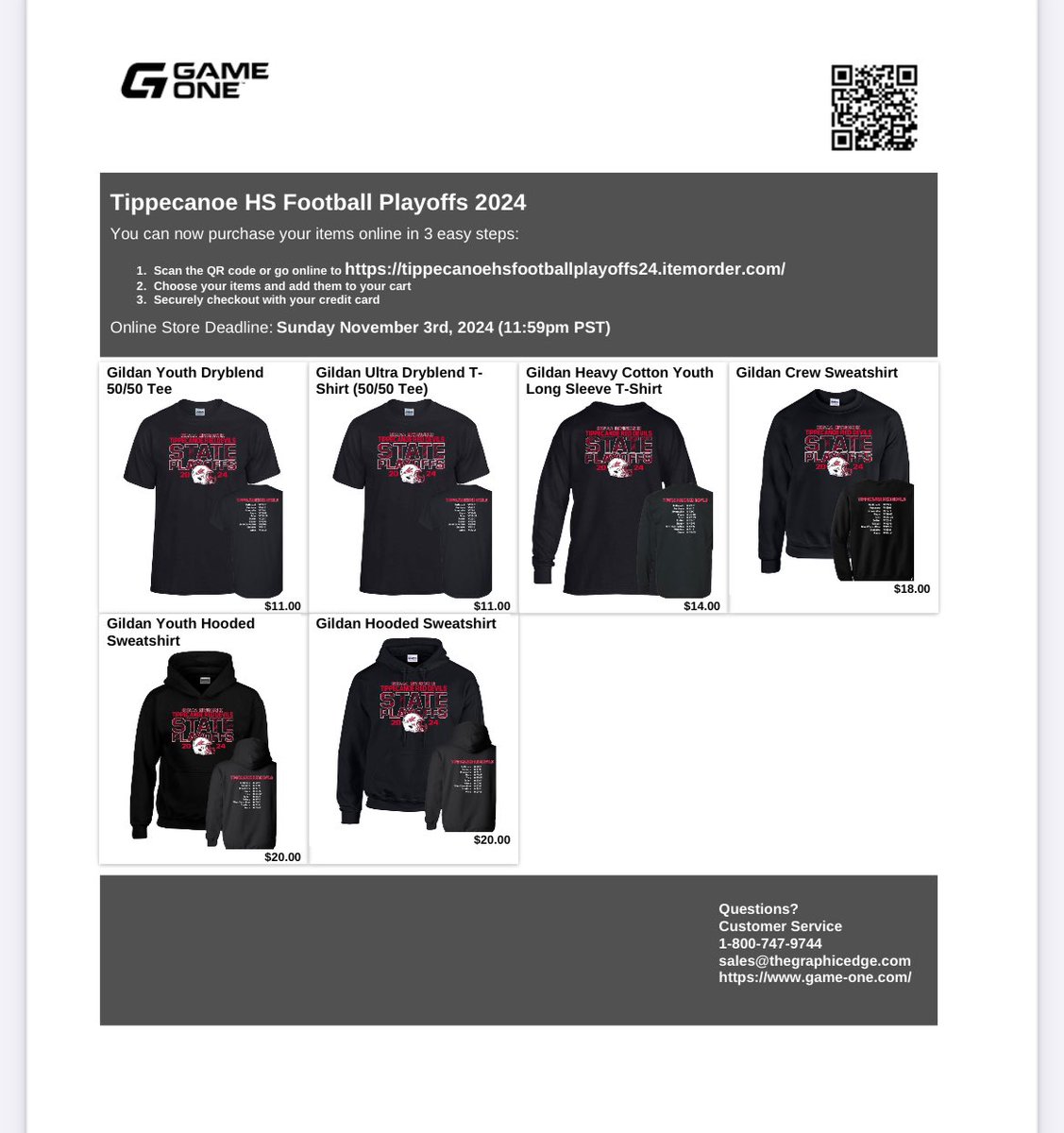 TippFB's tweet photo. 2024 Playoff Apparel store open till Sunday at midnight!!! Get your orders in soon, once the store closes no add-on will be accepted!! 

https://t.co/aUN8gaAq6i

#believeit https://t.co/6ncL7CV3bj