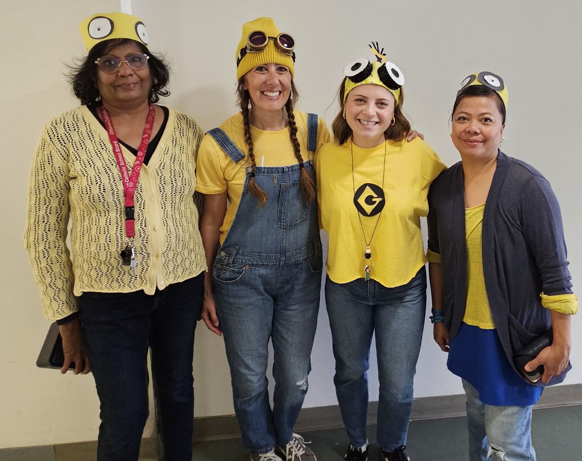 Minions took over <a href="/StLukeNepean/">St. Luke School (Nepean)</a> today🍌🎉!! 

The BEST team ✨